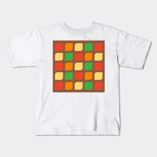 Retro Midcentury Modern Pattern Kids T-Shirt